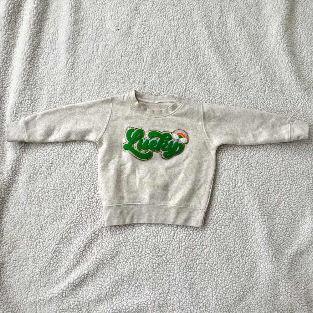 Sweet Wink “Lucky” Patch Sweatshirt, size 2T